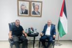  لقاء امين سر اللجنة التنفيذية لمنظمة التحرير معالي الوزير حسين الشيخ 