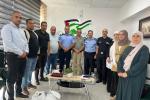 بلدية بيرزيت تبحث مع مدير شرطة بيرزيت استكمال إجراءات تخصيص قطعة أرض لبناء مركز شرطة جديد