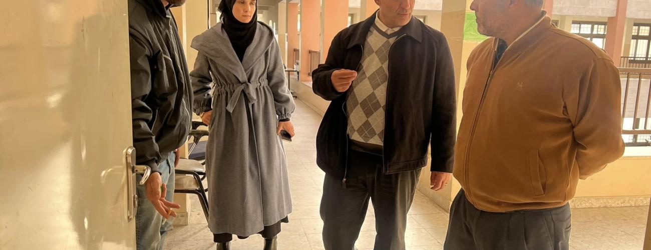 رئيس بلدية بيرزيت يتفقد احتياجات المدرسةقبل بدء الفصل الدراسي الثاني للعام 2025 